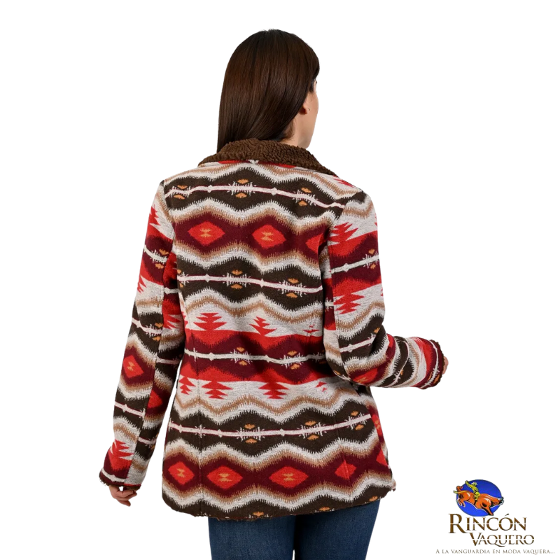 Cardigan Wrangler estampado  para dama Original