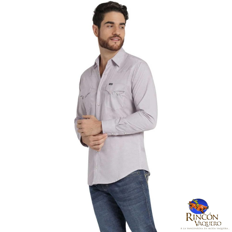 Camisa vaquera Wrangler caballero regular-fit 372