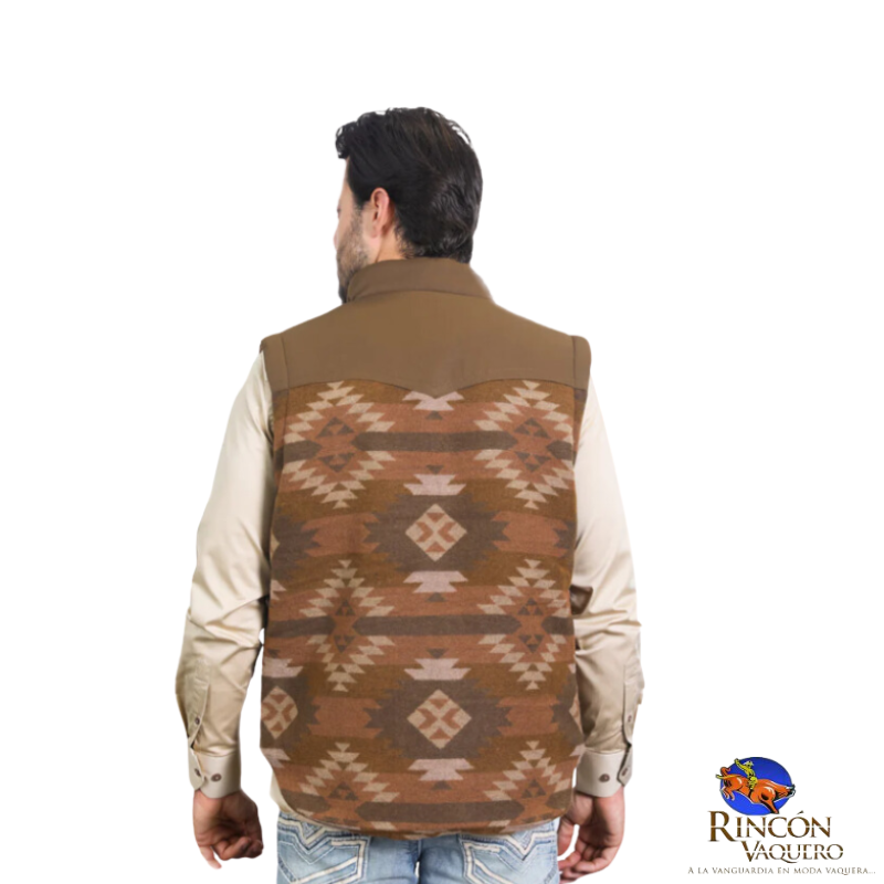 Chaleco acolchado marrón azteca Platini