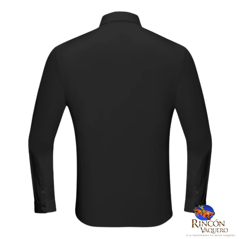 Camisa abotonada Electric Aura NEGRA/DORADA