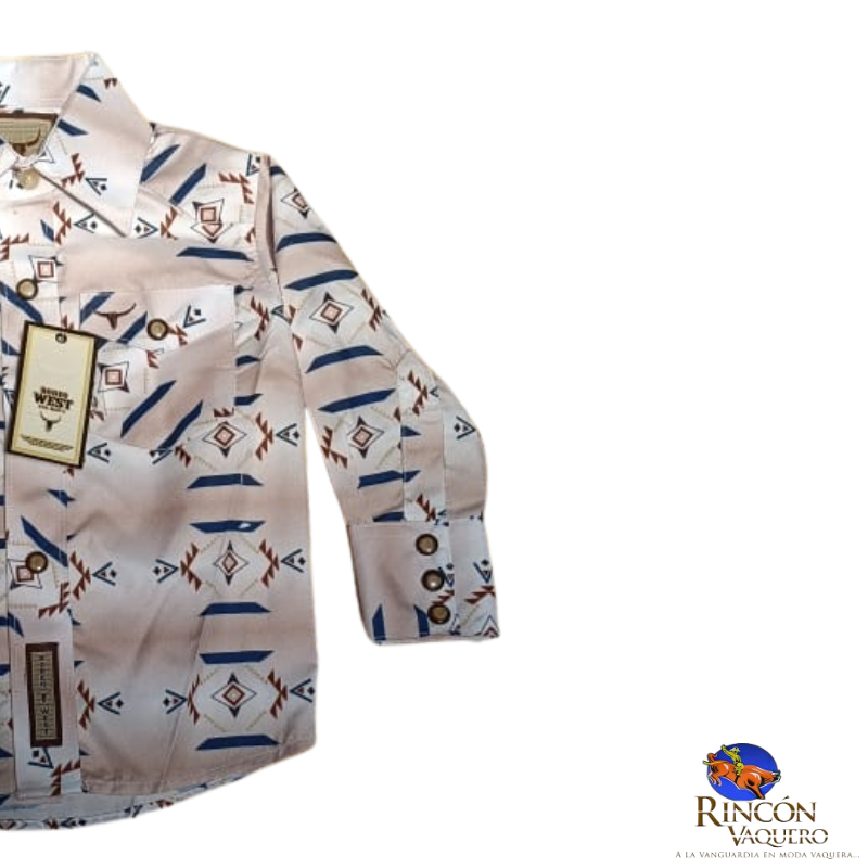 Camisa vaquera Rodeo West para niño