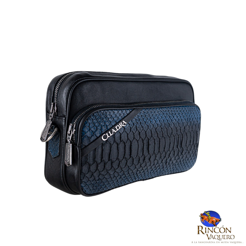 Bolsa Cuadra Piel Genuina de Pitón