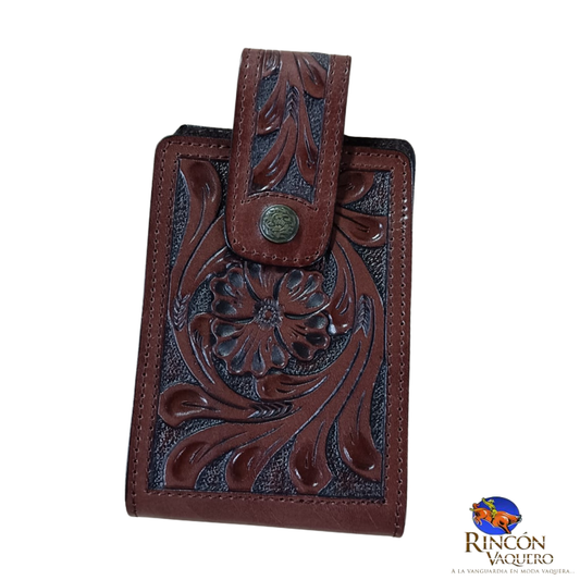 Funda para celular floreada