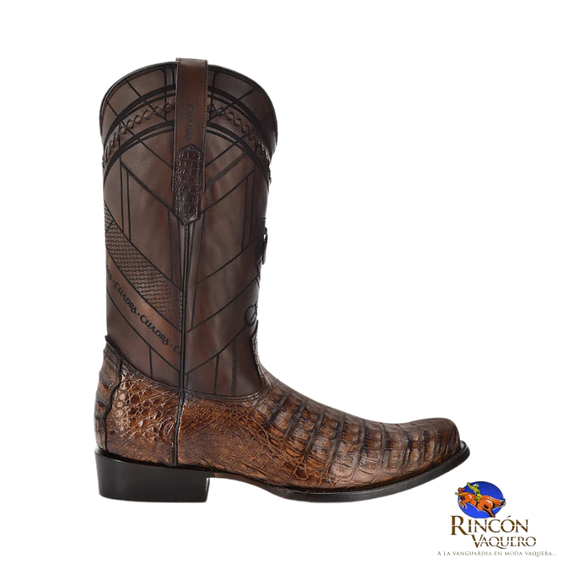 Bota tradicional en piel genuina de fuscus para caballero