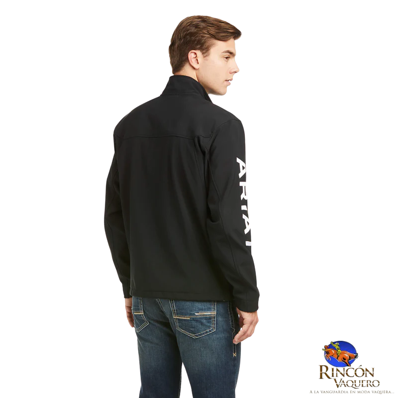Chamarra Ariat New Team Softshell Negro