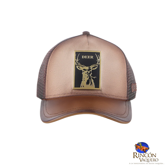Gorra Cuadra Placa Venado para caballero