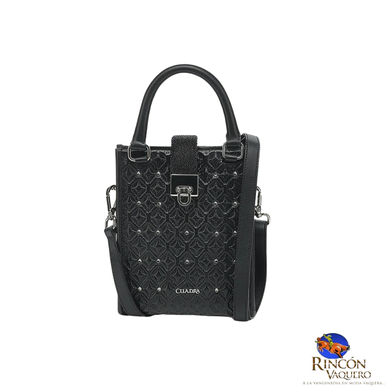 Tote mini en piel genuina de mantarraya para dama