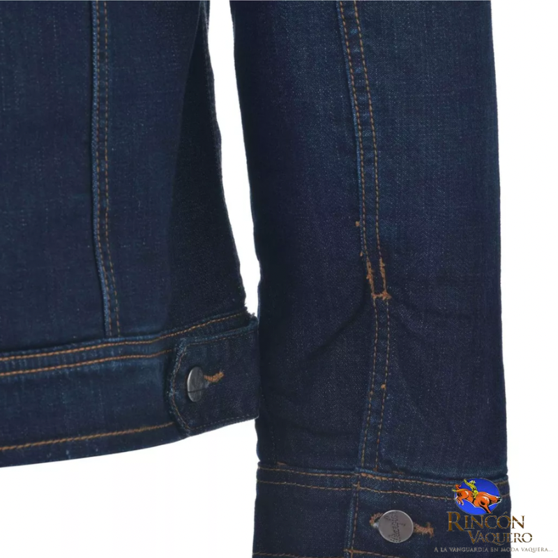 Chaqueta vaquera estilo camionero con forro de sherpa estilo western wrangler