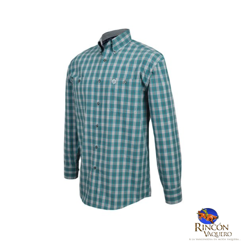 Camisa Vaquera Wrangler Hombre Manga Larga Q831