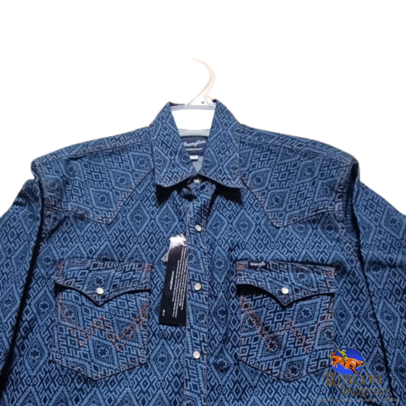 Camisa Vaquera Wrangler caballero 20 Extreme Slim Manga Larga 490