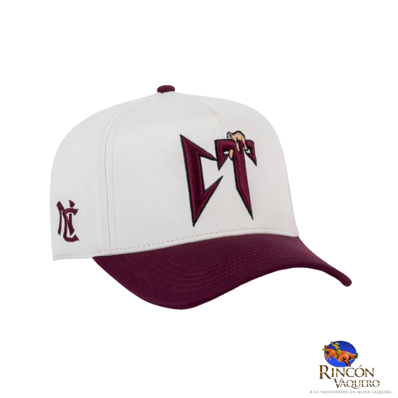 Gorra JC Hats CT Bone Burgundy
