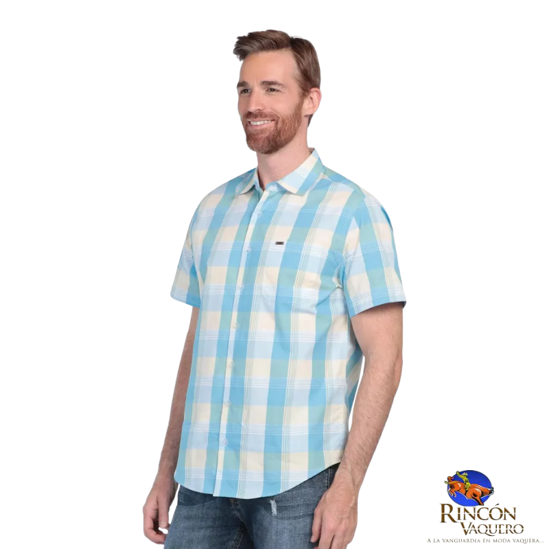 Camisa manga corta para caballero