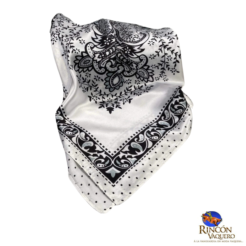 Mascada Rodeo West Polka Dot y Paisley  para dama