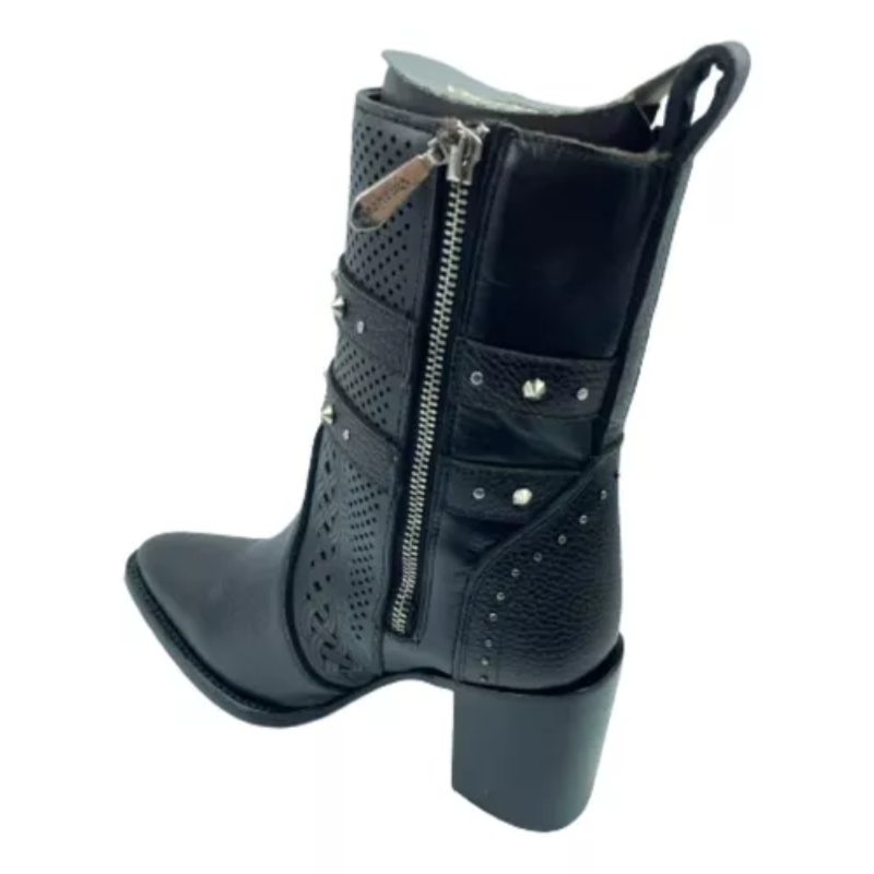 Botin para dama en piel genuina