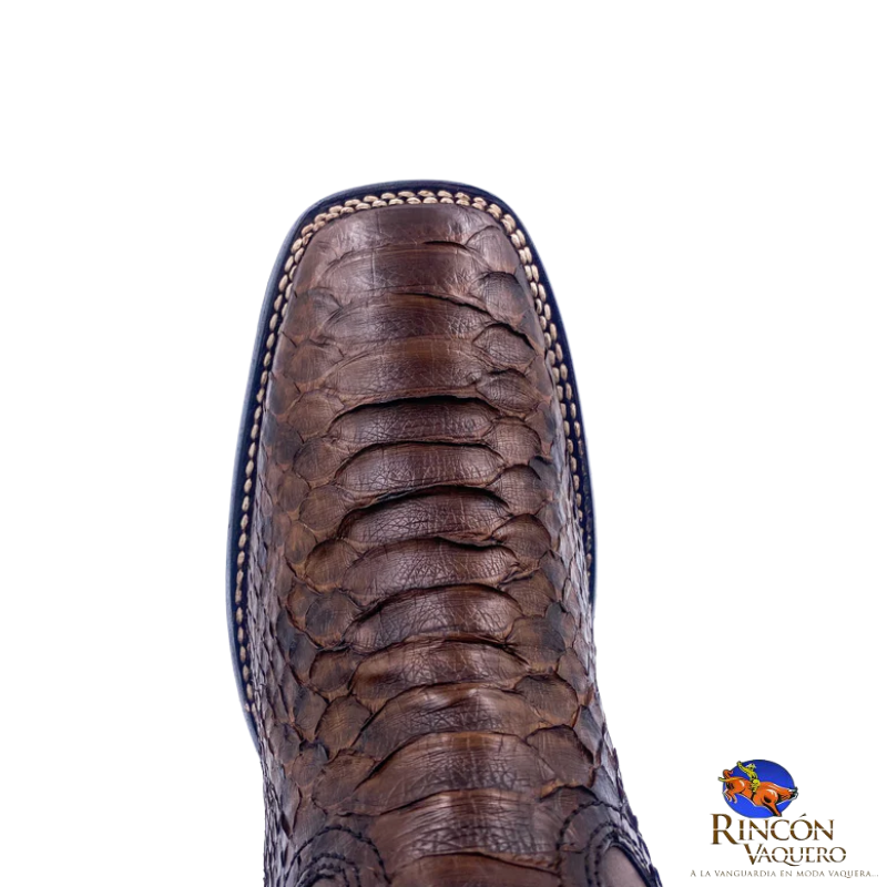 Botas para caballero de piel de pitón