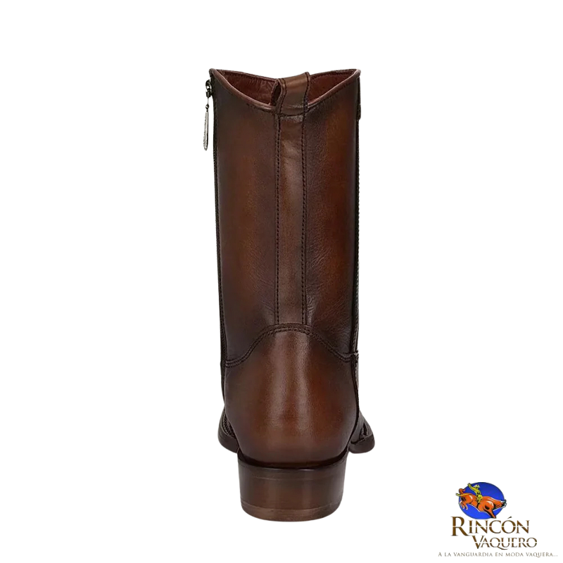 Bota casual en piel genuina de moreleti para caballero