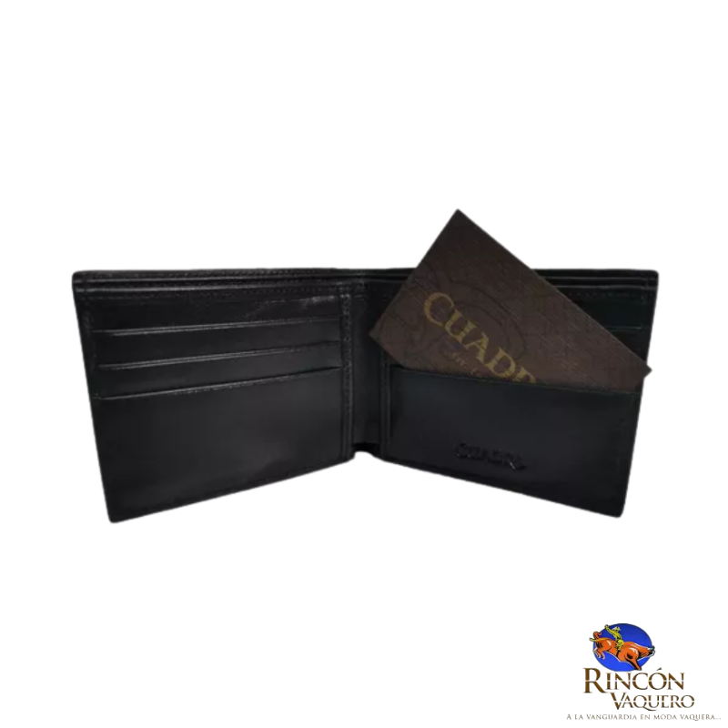 Cartera para caballero en piel genuina de Pitón Negro