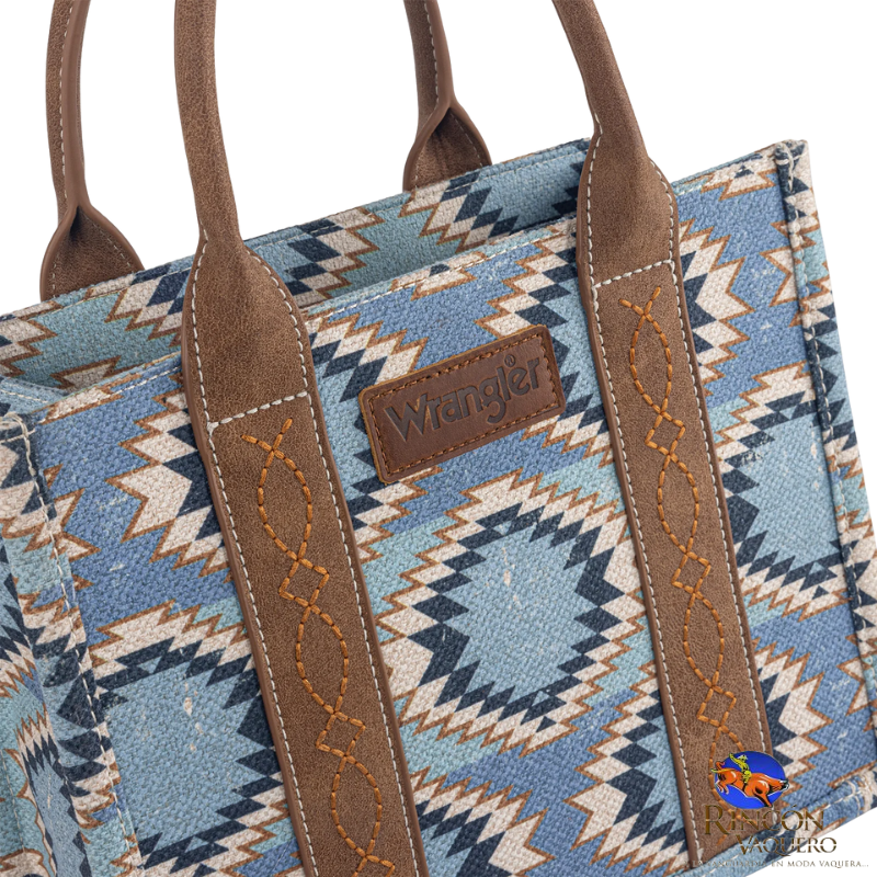 Bolsa Wrangler Azteca Deslavado Azul