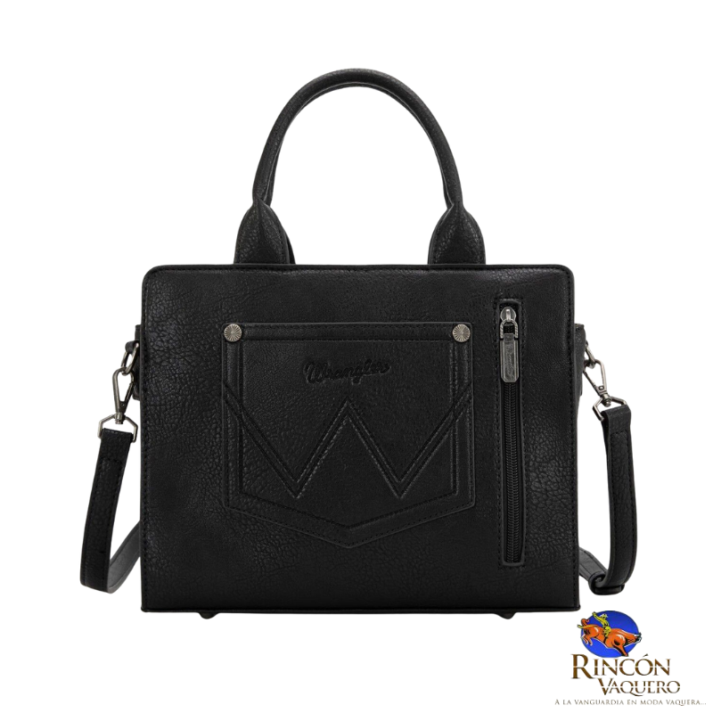 Bolsa Wrangler Bordado Jessie Negro