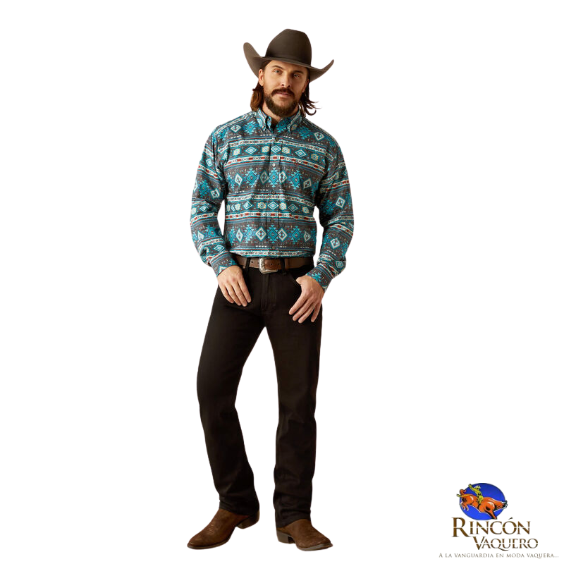 Camisa para caballero prestcot teal