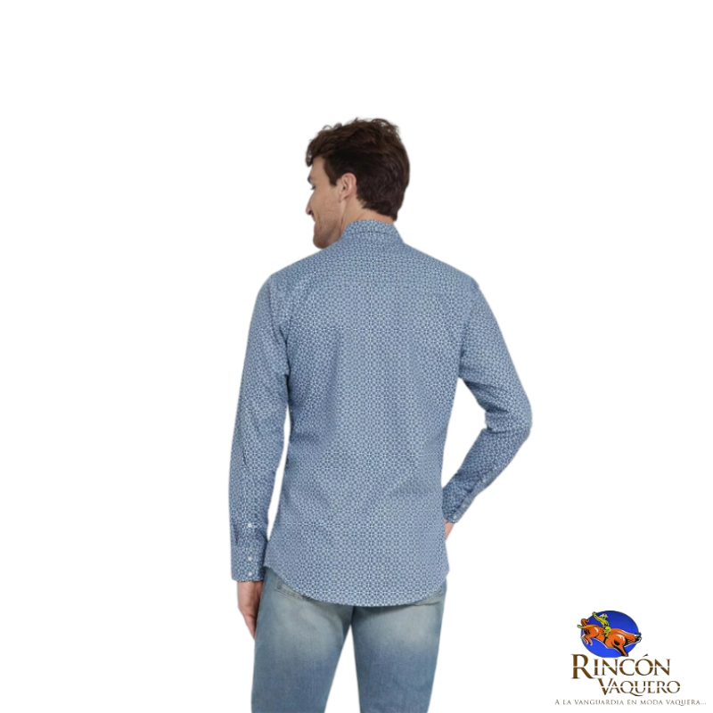 Camisa Vaquera Wrangler caballero 20 Extreme Slim Manga Larga 886