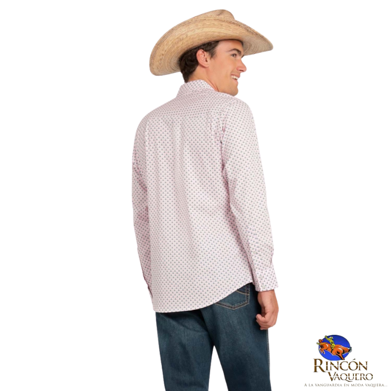 Camisa Vaquera Wrangler caballero Retro Slim Manga Larga 761