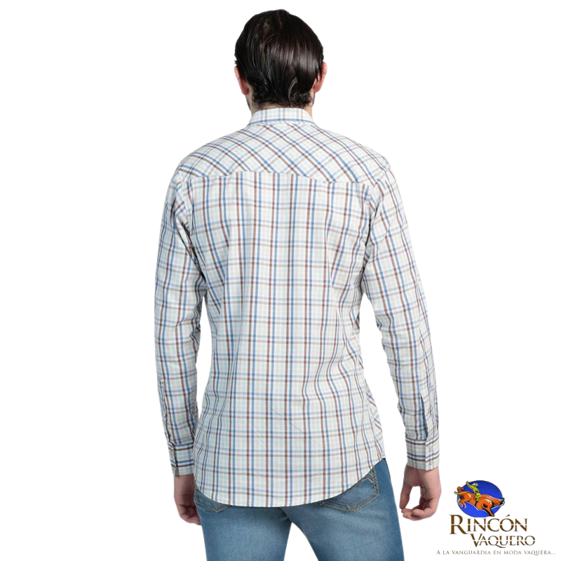 Camisa Vaquera Wrangler caballero 20 Extreme Slim Manga Larga 772