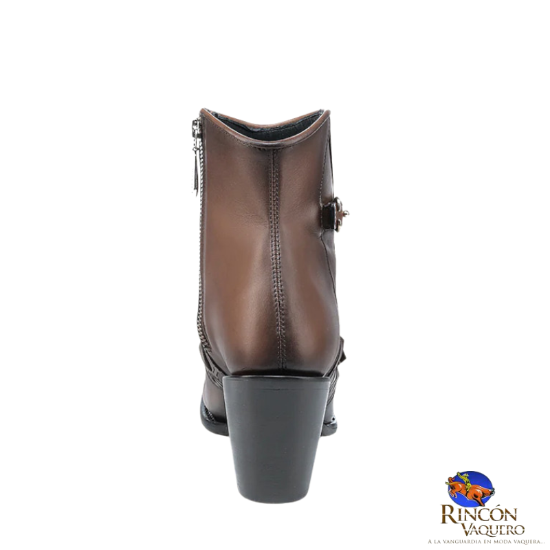 Botin para dama en piel genuina