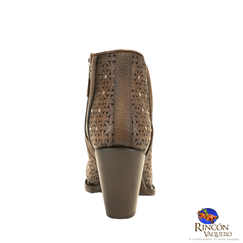 Botin para dama en piel genuina de res
