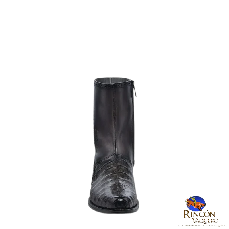Bota formal para caballero en piel genuina de caimán