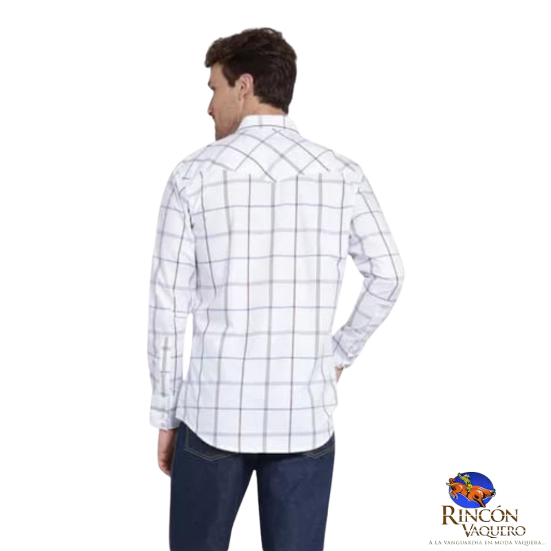 Camisa Vaquera Wrangler caballero 20 Extreme Slim Manga Larga 703