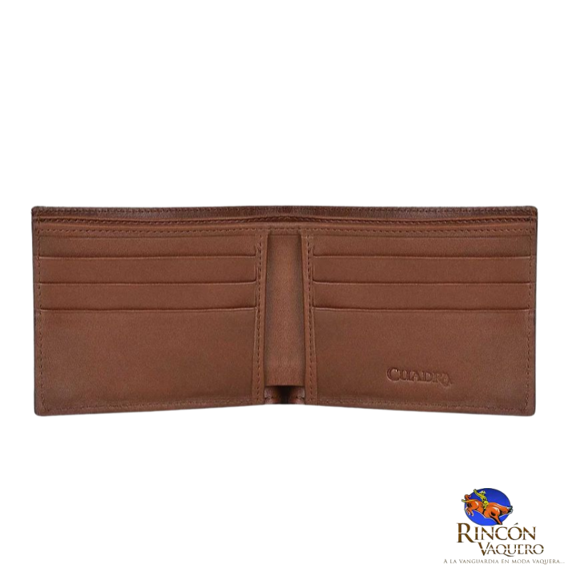 Cartera para caballero en piel genuina de Pitón Miel