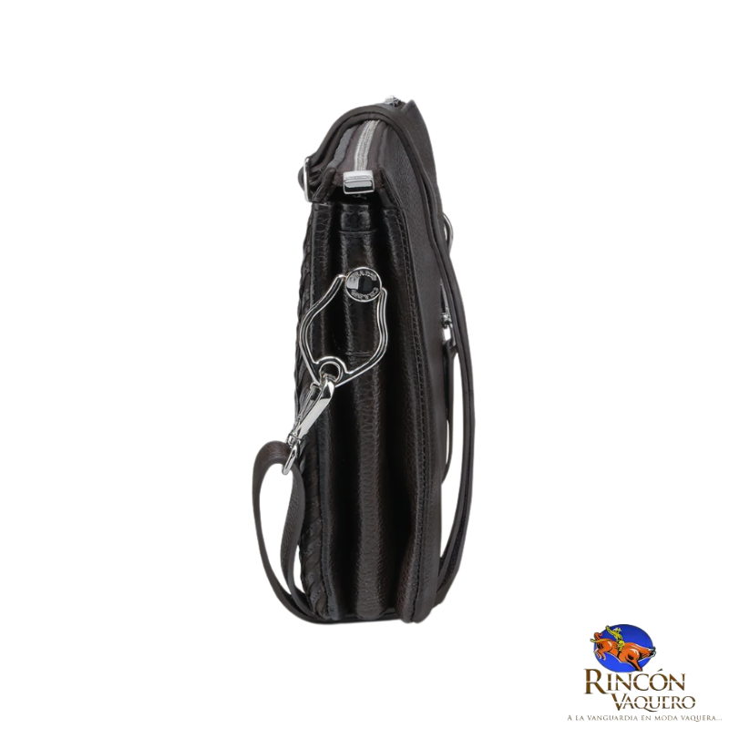 Bolsa Cuadra Res Natural Chocolate Dama