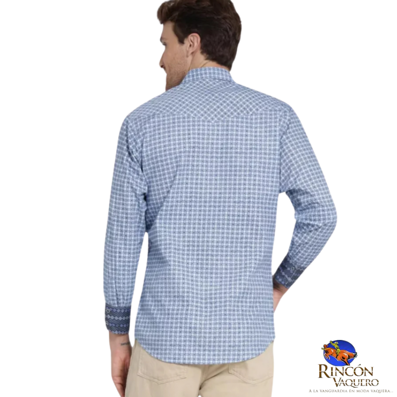 Camisa Vaquera Wrangler caballero 20 Extreme Slim Manga Larga 712