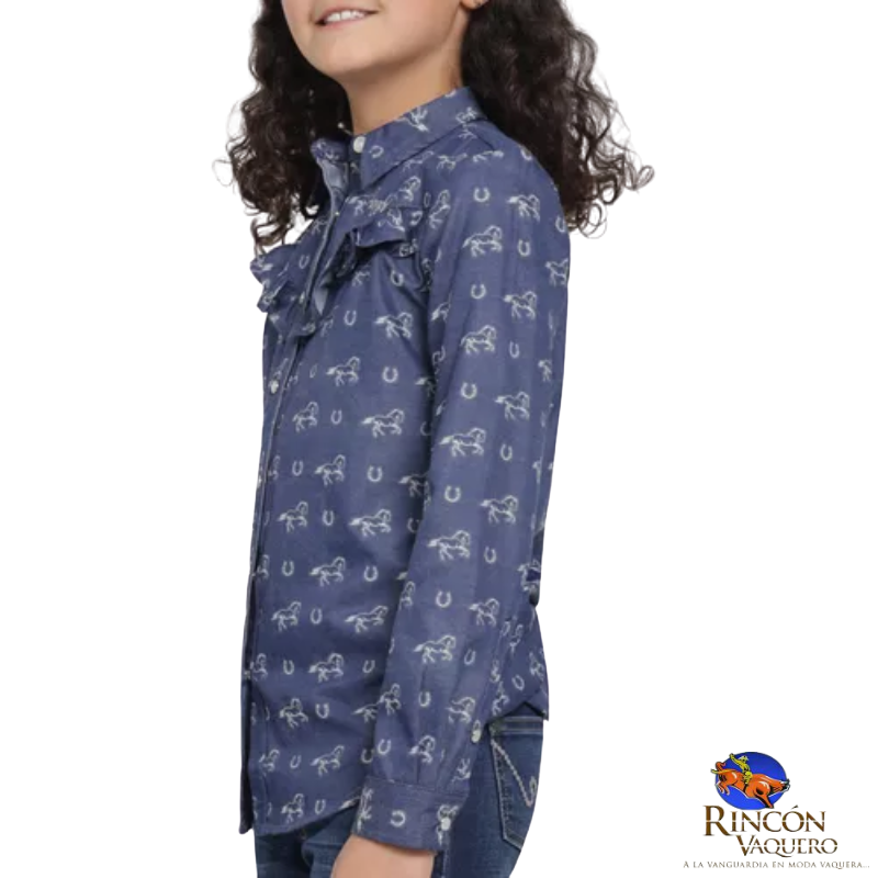 Camisa vaquera Wrangler para niña