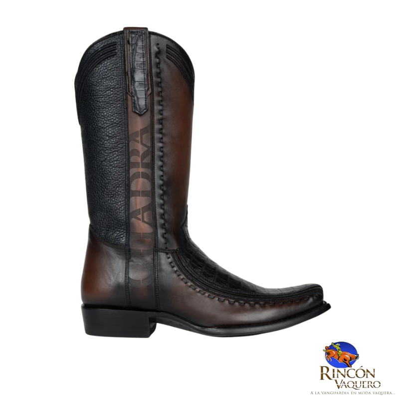 Bota Cuadra Fuscus Cola Belly Plunge Negro Caballero