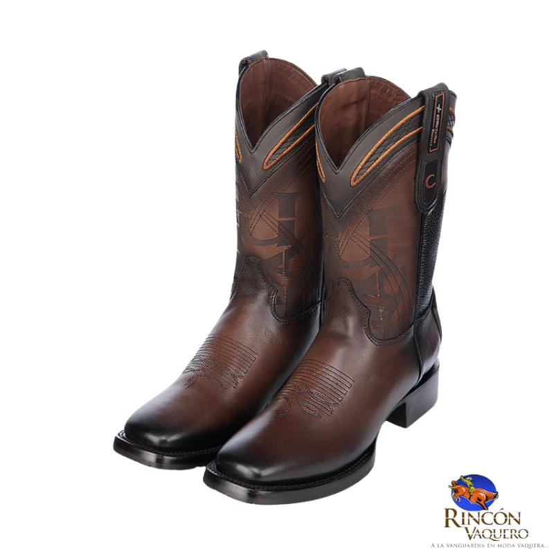 Bota para caballero en piel genuina de res crus Maple
