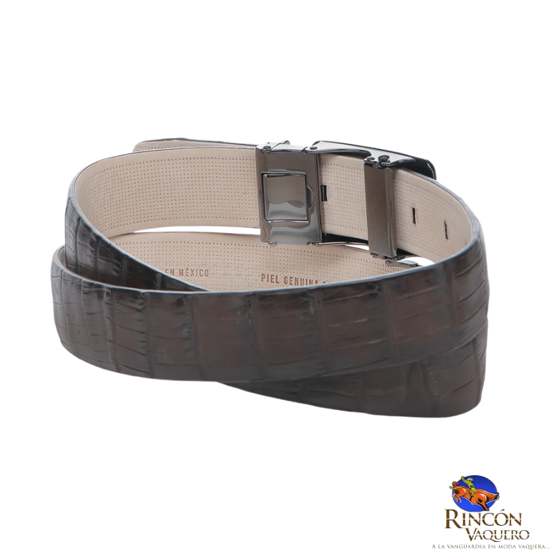 Cinturón Cuadra Alligator Col Be Lux Mok para caballero