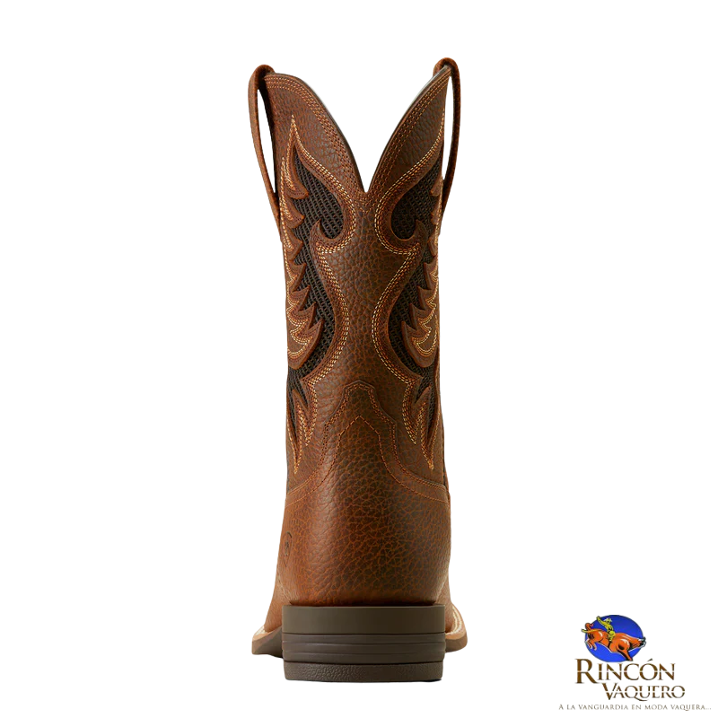 Bota Ariat Vaquera Cowpuncher Brown Oiled Rowdy VentTEK