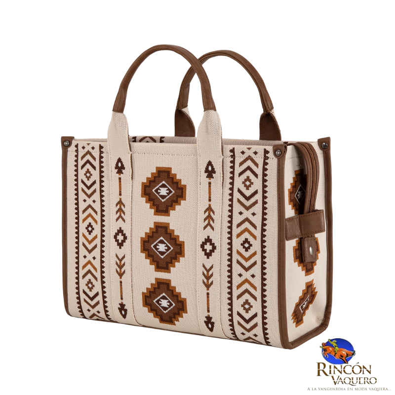 Bolsa Wrangler Retro Azteca Beige