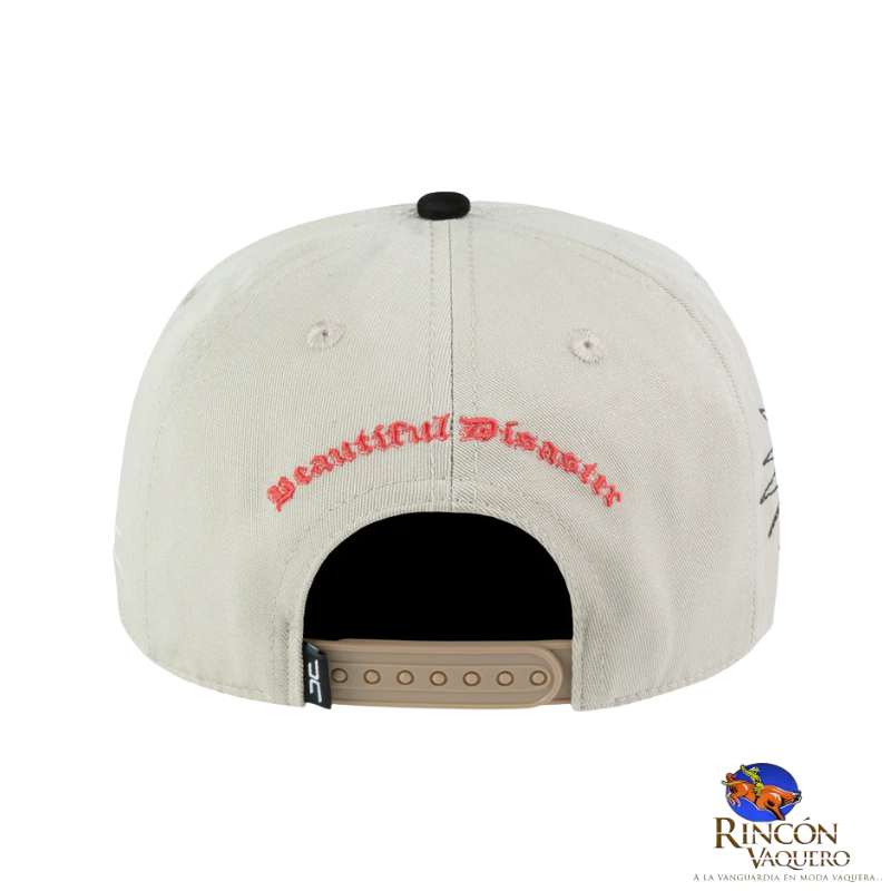 Gorra JC Hats Beatiful Disaster Angry Beige