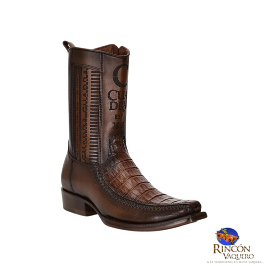 Bota casual en piel genuina de moreleti para caballero