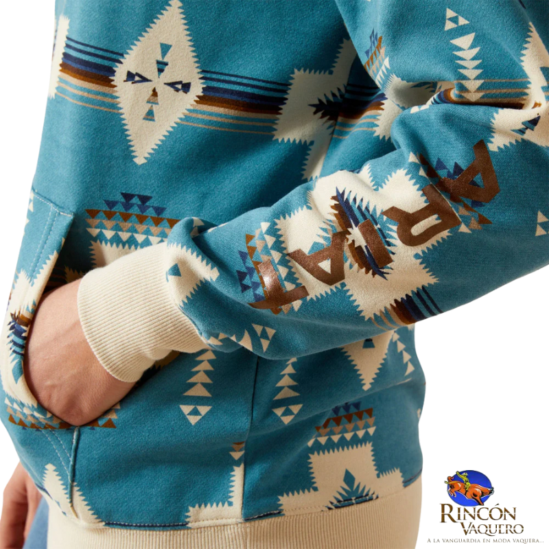 Suéter Ariat Logo 2.0 Agave Southwest Print para dama