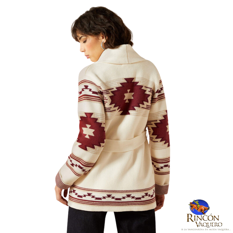 Sueter Ariat Westward Wrap para dama