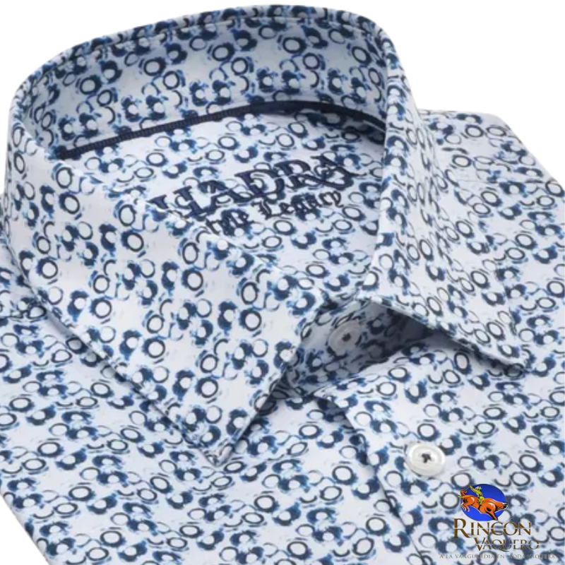 Camisa para caballero con estampado sutil