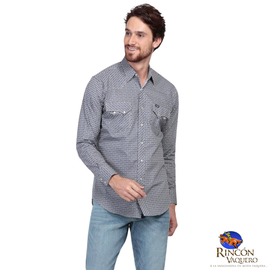 Camisa vaquera Wrangler caballero regular manga larga 725