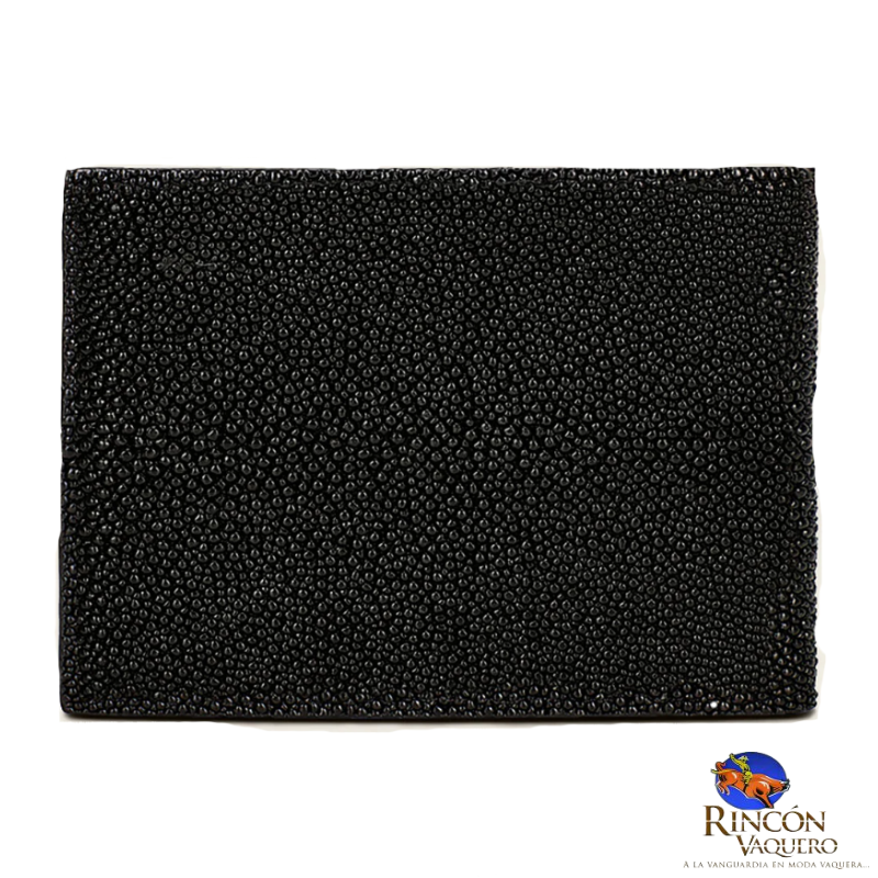Cartera Caballero Cuadra Mantarraya Negro