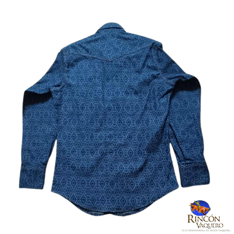 Camisa Vaquera Wrangler caballero 20 Extreme Slim Manga Larga 490