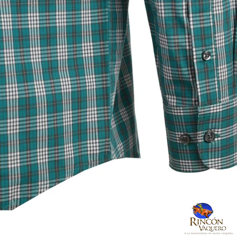 Camisa Vaquera Wrangler Hombre Manga Larga Q831