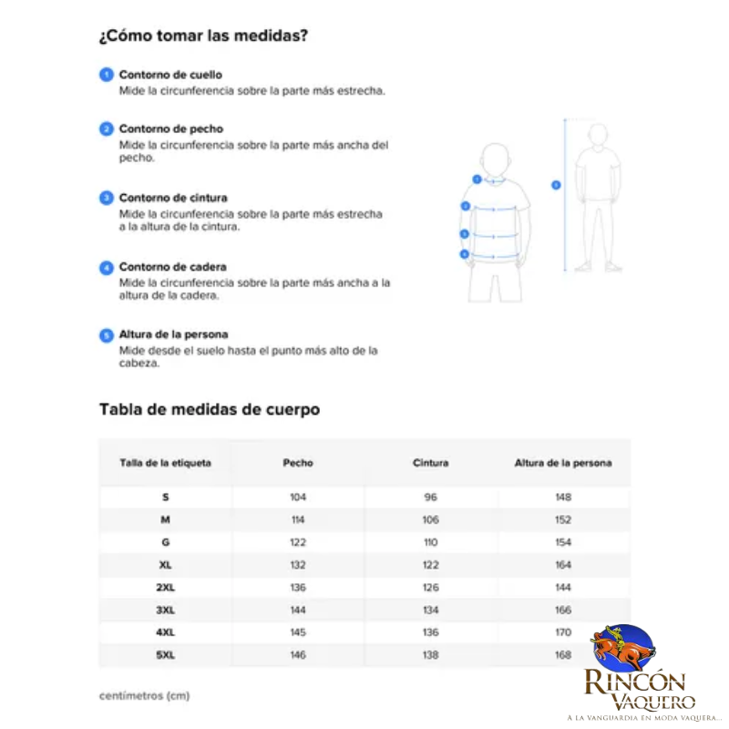 Camisa para caballero